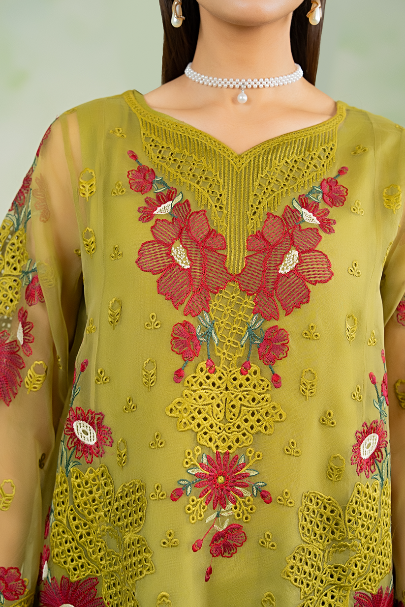 Saad Shaikh | Cutwork 26 | Nira - Luxury Dress - available at Maria Faisal in UK and USA.