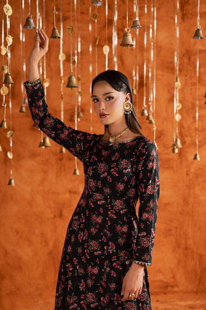 Batik | Festive Eid 26 | Niva - Luxury Dress - available at Maria Faisal in UK and USA.
