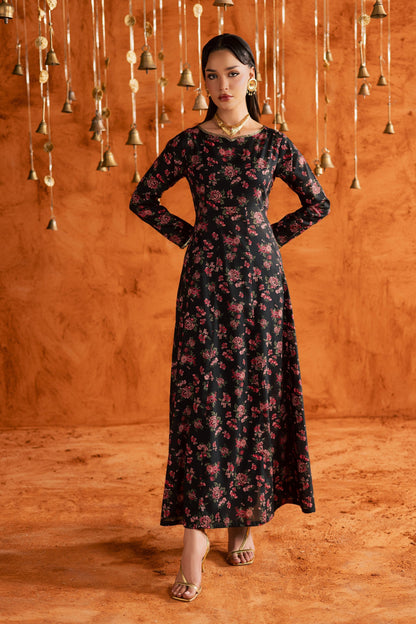 Batik | Festive Eid 26 | Niva - Luxury Dress - available at Maria Faisal in UK and USA.