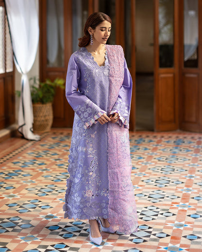 Mushq | Astoria Lawn 26 | Noctelle - Luxury Dress - available at Maria Faisal in UK and USA.