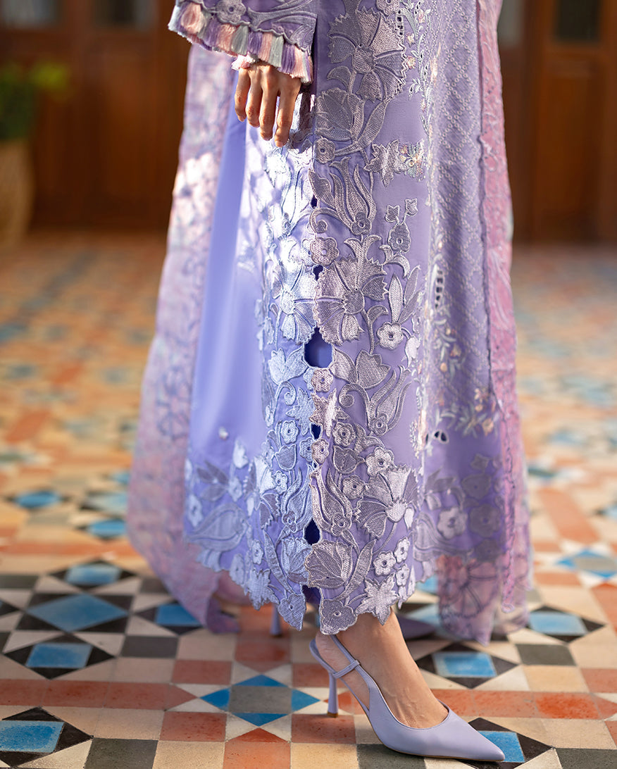 Mushq | Astoria Lawn 26 | Noctelle - Luxury Dress - available at Maria Faisal in UK and USA.
