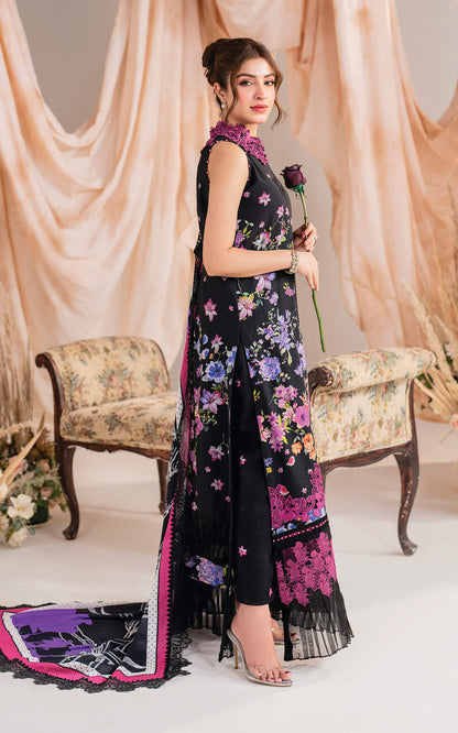 Asifa and Nabeel | Winter Meraki 24 | Nocturne-MW-10 - Designer Dress with Intricate embroidery and embellishments. Shop elegent wedding dress at Maria Faisal.