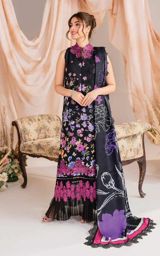 Asifa and Nabeel | Winter Meraki 24 | Nocturne-MW-10 - Designer Dress with Intricate embroidery and embellishments. Shop elegent wedding dress at Maria Faisal.
