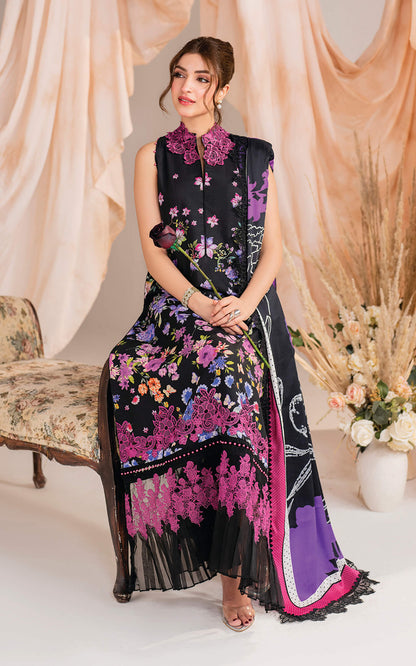 Asifa and Nabeel | Winter Meraki 24 | Nocturne-MW-10 - Designer Dress with Intricate embroidery and embellishments. Shop elegent wedding dress at Maria Faisal.