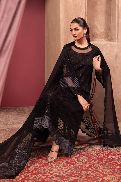Azure | Luxe Formals | Noir Mystique - Ladies Clothes - Maria Faisal