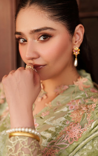 Asifa and Nabeel | Pashmina Luxe 25 | Noir LWC25-04 - Formal Dress - available at Maria Faisal in UK and USA.