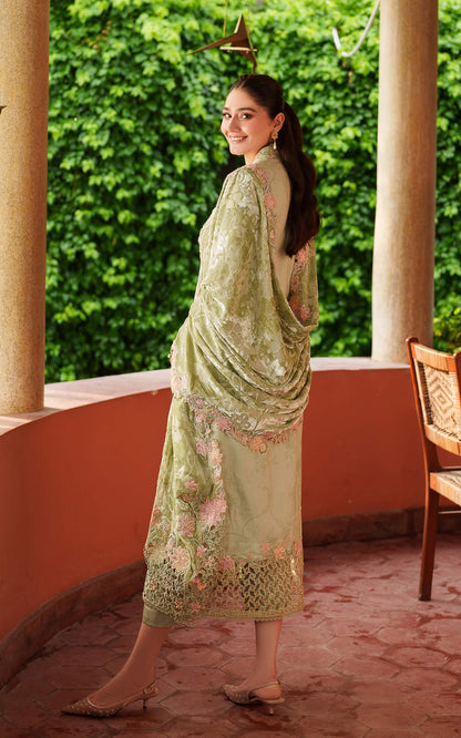 Asifa and Nabeel | Pashmina Luxe 25 | Noir LWC25-04 - Formal Dress - available at Maria Faisal in UK and USA.