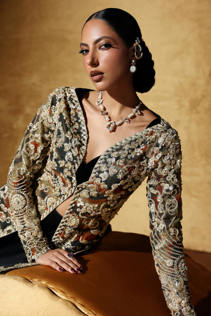 Soraya | Oriana Luxury Formals 26 | Noirelle - Wedding Dress - available at Maria Faisal in UK and USA.