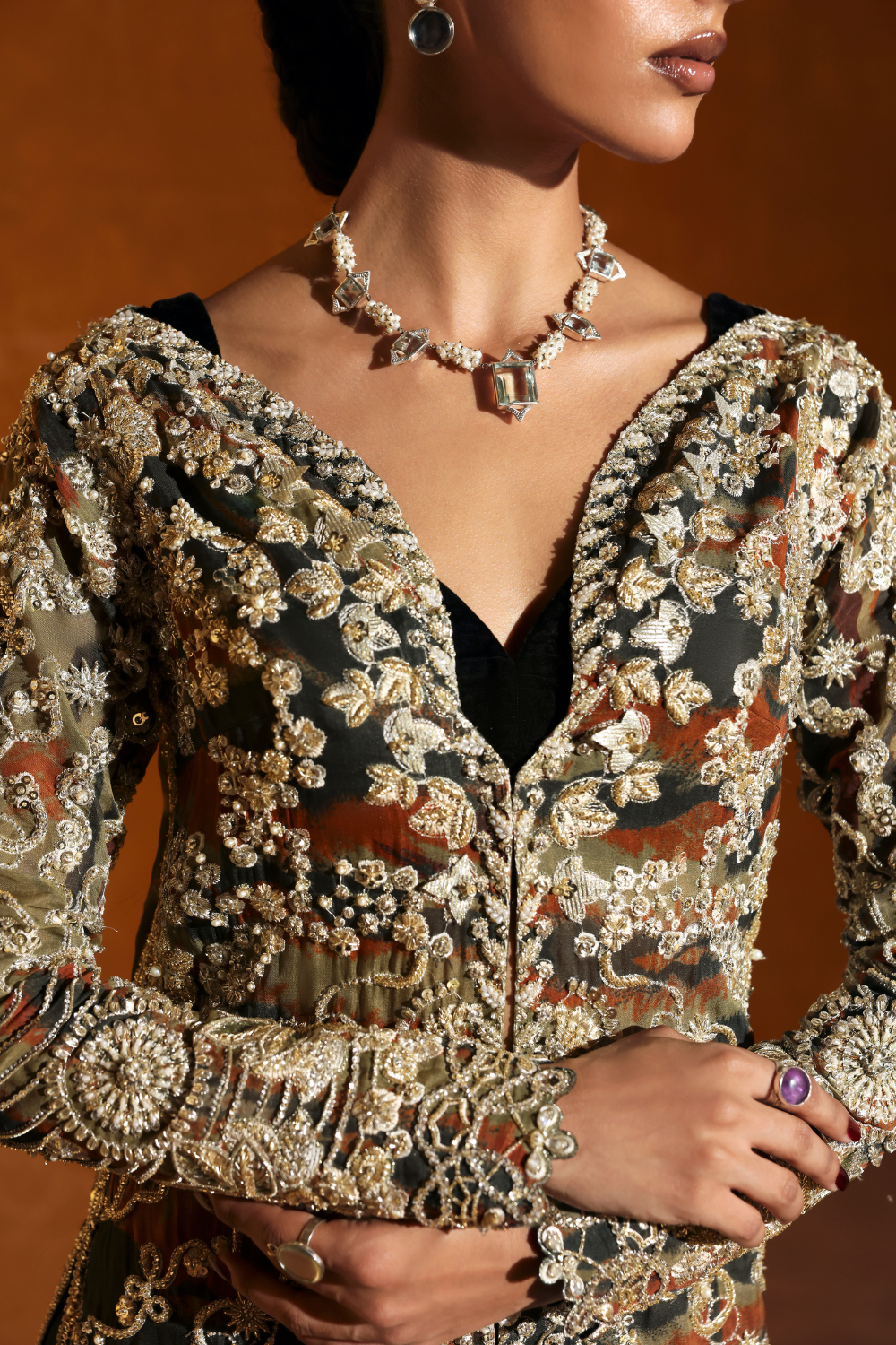 Soraya | Oriana Luxury Formals 26 | Noirelle - Wedding Dress - available at Maria Faisal in UK and USA.