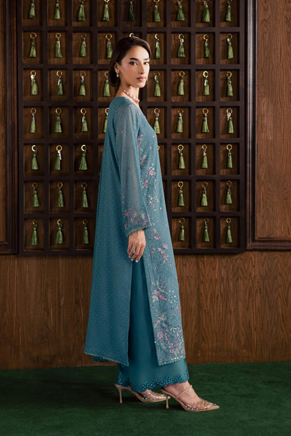 Batik | Festive Eid 26 | Noore - Luxury Dress - available at Maria Faisal in UK and USA.
