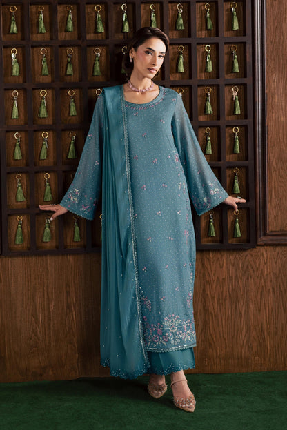 Batik | Festive Eid 26 | Noore - Luxury Dress - available at Maria Faisal in UK and USA.