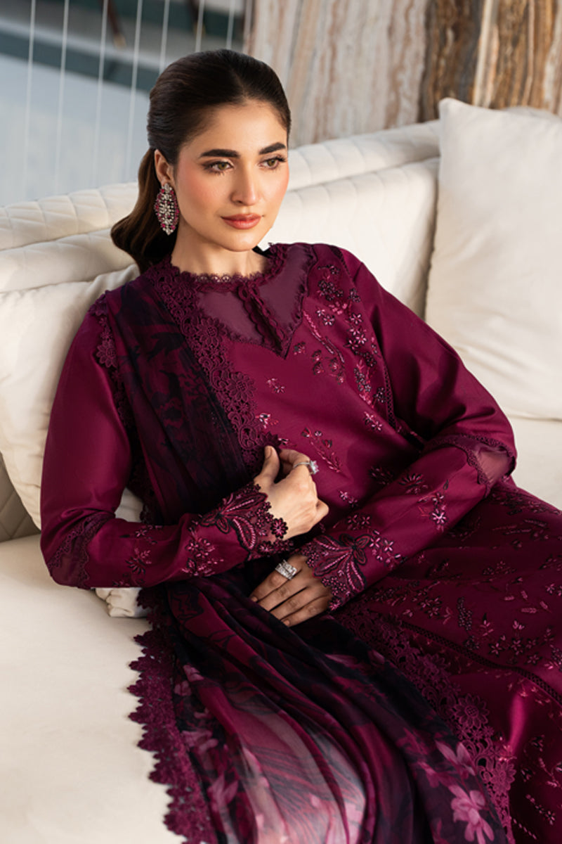 Rangrasiya | Carnation Eid Edit 26 | Nora - Luxury Dress - available at Maria Faisal in UK and USA.
