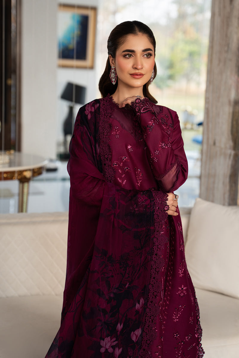 Rangrasiya | Carnation Eid Edit 26 | Nora - Luxury Dress - available at Maria Faisal in UK and USA.