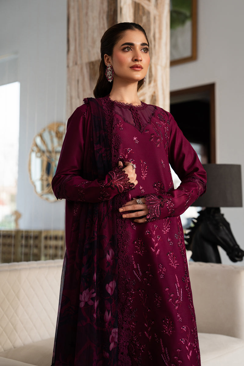 Rangrasiya | Carnation Eid Edit 26 | Nora - Luxury Dress - available at Maria Faisal in UK and USA.