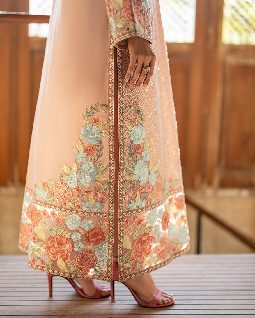 Mushq | Astoria Lawn 26 | Norah - Luxury Dress - available at Maria Faisal in UK and USA.