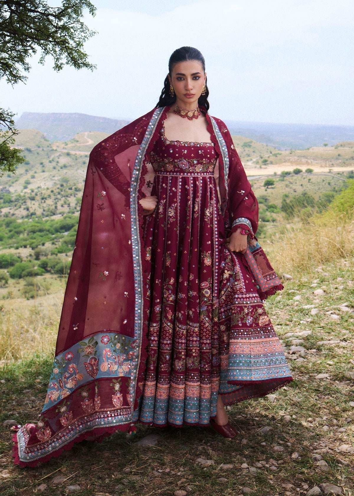 Hussain Rehar | Jinan 26 |Nousheen - Luxury Dress - available at Maria Faisal in UK and USA.