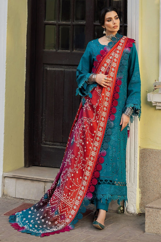 Nureh | Bazaar Winter 24 |  NE-112 - Designer Dress with Intricate embroidery and embellishments. Shop elegent wedding dress at Maria Faisal.