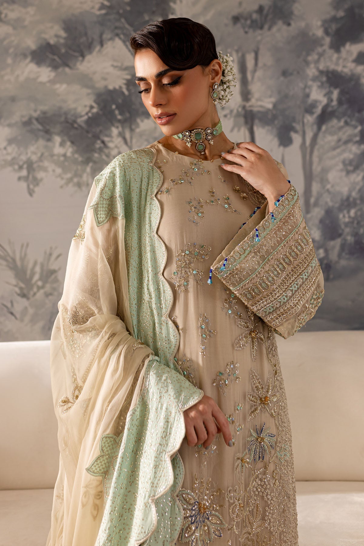 Nureh | Elanora Formals 24| NEL-58 - Ladies Clothes - Maria Faisal