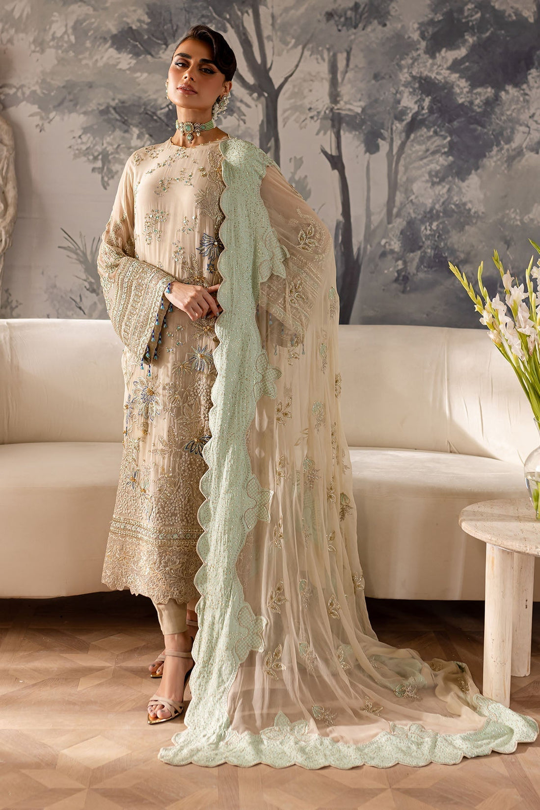 Nureh | Elanora Formals 24| NEL-58 - Ladies Clothes - Maria Faisal