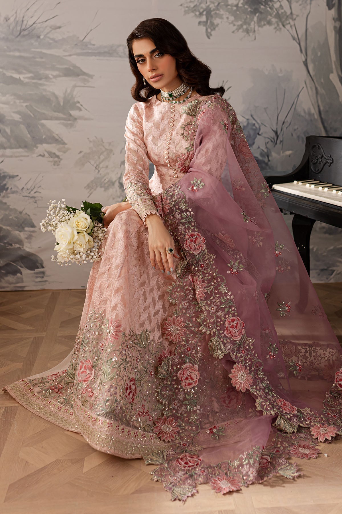 Nureh | Elanora Formals 24| NEL-55 - Ladies Clothes - Maria Faisal