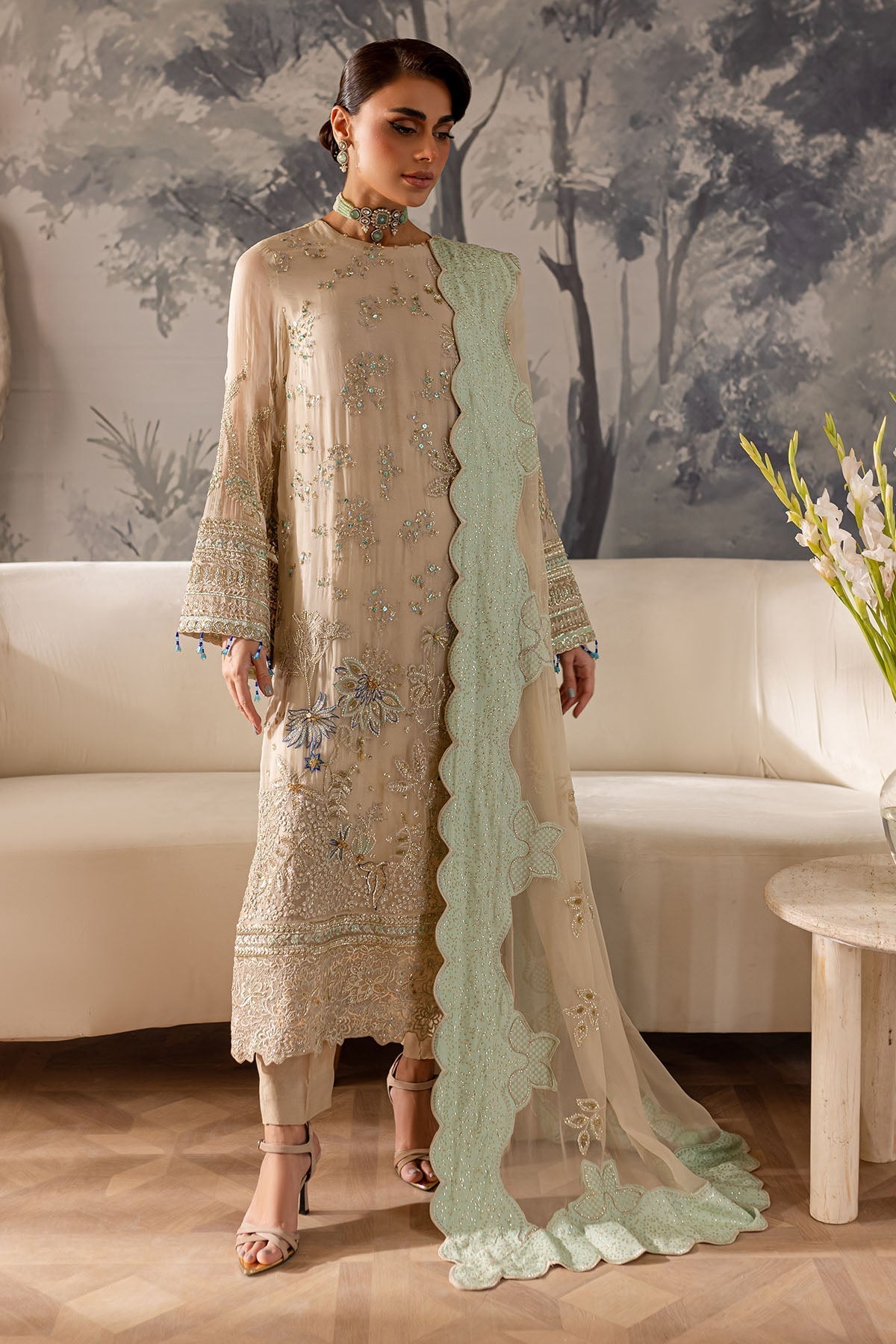 Nureh | Elanora Formals 24| NEL-58 - Ladies Clothes - Maria Faisal