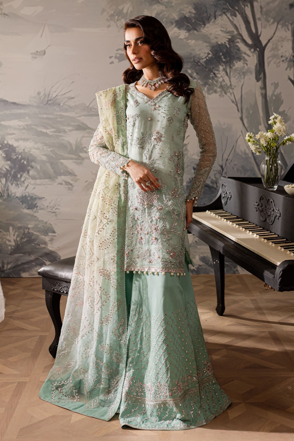Nureh | Elanora Formals 24| NEL-57 - Ladies Clothes - Maria Faisal