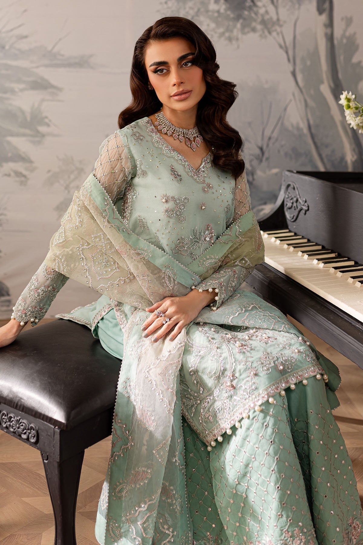 Nureh | Elanora Formals 24| NEL-57 - Ladies Clothes - Maria Faisal
