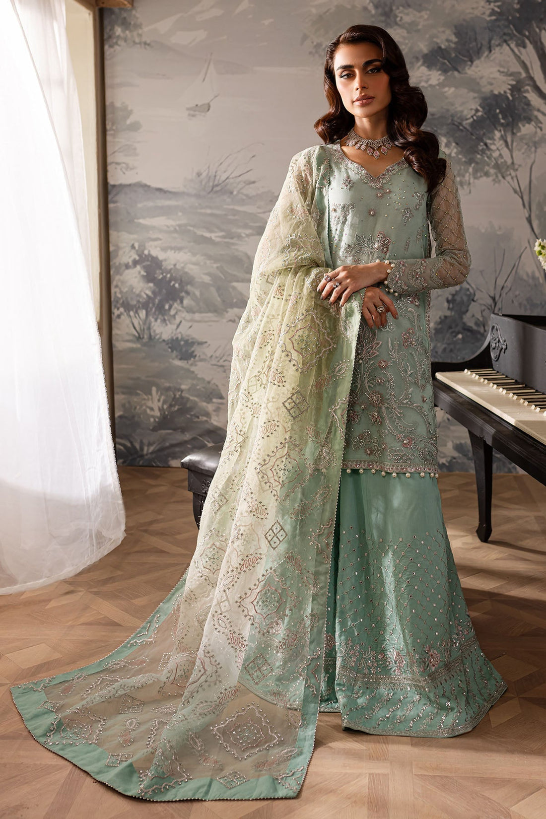 Nureh | Elanora Formals 24| NEL-57 - Ladies Clothes - Maria Faisal