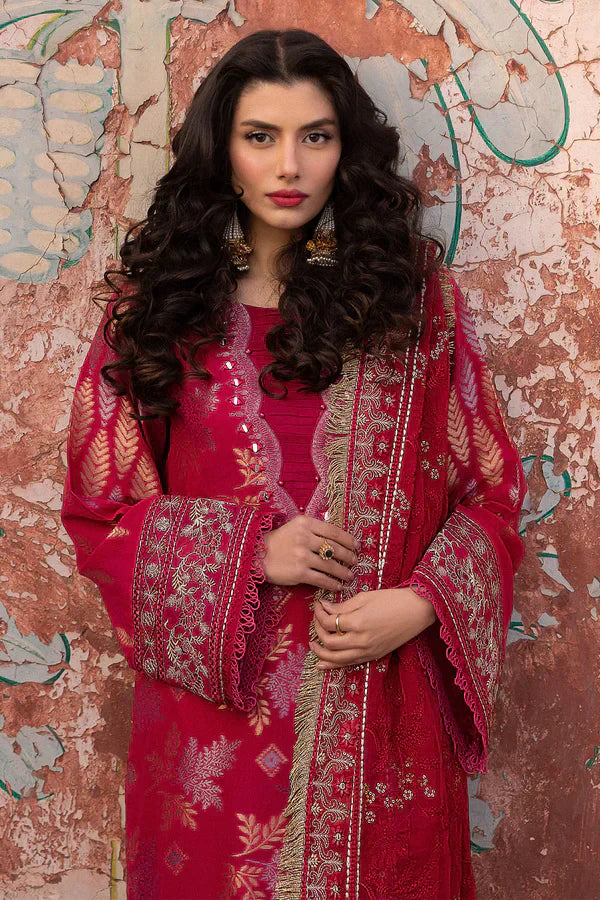 Nureh | Jacquard Lawn | Miha - Ladies Clothes - Maria Faisal