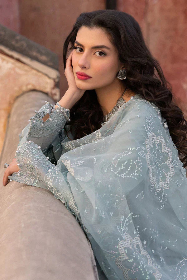 Nureh | Jacquard Lawn | Vasl - Ladies Clothes - Maria Faisal