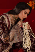 Nureh | Maya Velvet |  NW-89 - Designer Dress with Intricate embroidery and embellishments. Shop elegent wedding dress at Maria Faisal.