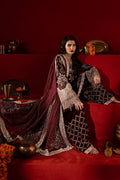 Nureh | Maya Velvet |  NW-89 - Designer Dress with Intricate embroidery and embellishments. Shop elegent wedding dress at Maria Faisal.