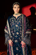 Nureh | Maya Velvet |  NW-90 - Designer Dress with Intricate embroidery and embellishments. Shop elegent wedding dress at Maria Faisal.