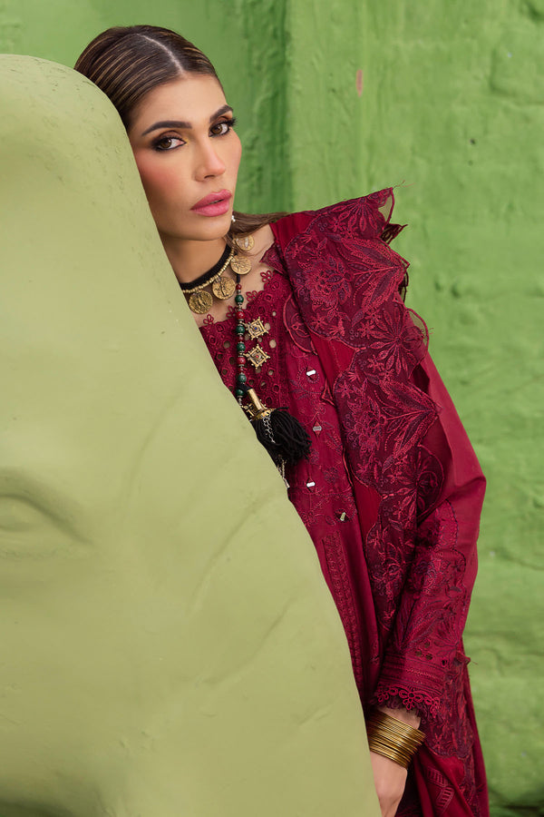 Nureh | Mela Luxury Lawn | NDS-107 - Ladies Clothes - Maria Faisal