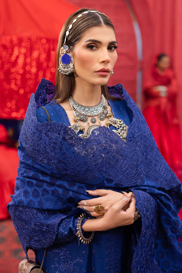 Nureh | Mela Luxury Lawn | NDS-101 - Ladies Clothes - Maria Faisal