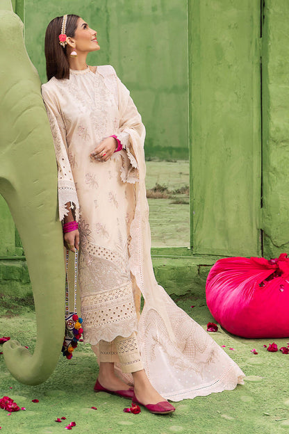 Nureh | Mela Luxury Lawn | NDS-104 - Ladies Clothes - Maria Faisal