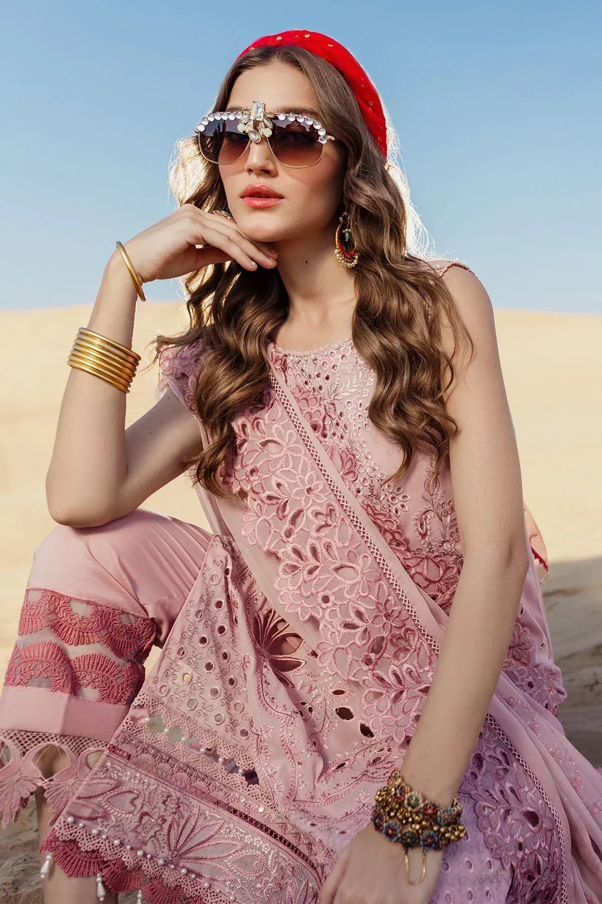 Nureh | Sehra Swiss Voil Lawn | CARNIVAL - NE-73 - Ladies Clothes - Maria Faisal