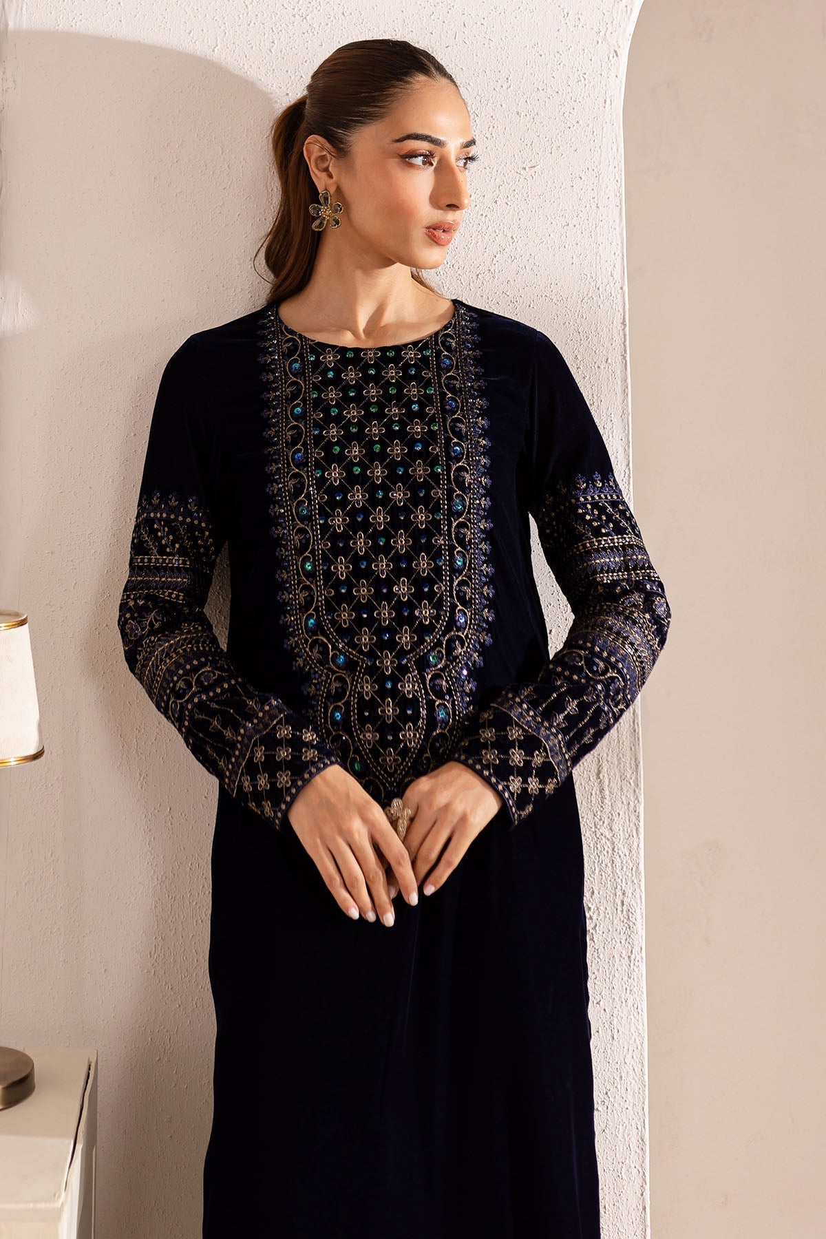 Nureh | Shades of Winter |  NP-593 - Ladies Clothes - Maria Faisal