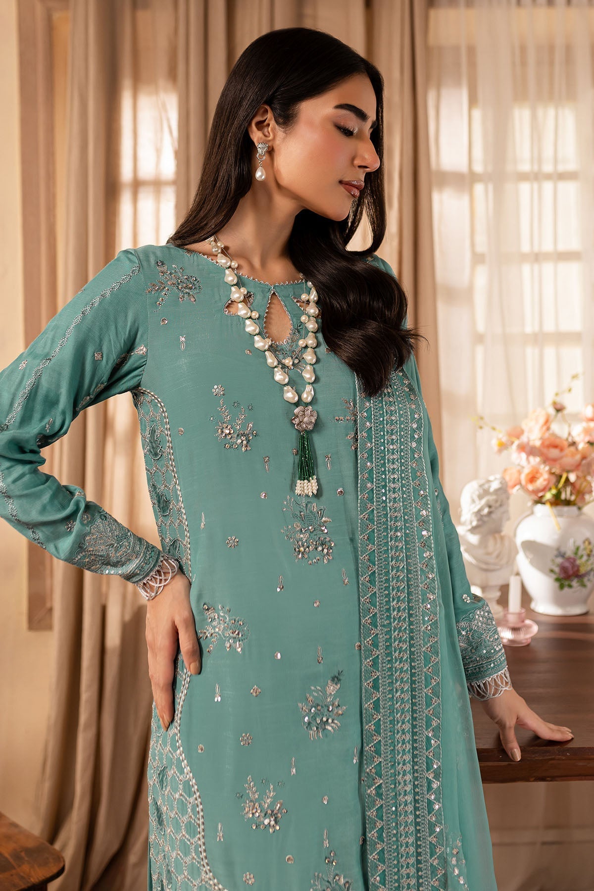 Nureh | Shades of Winter |  NP-576 - Ladies Clothes - Maria Faisal