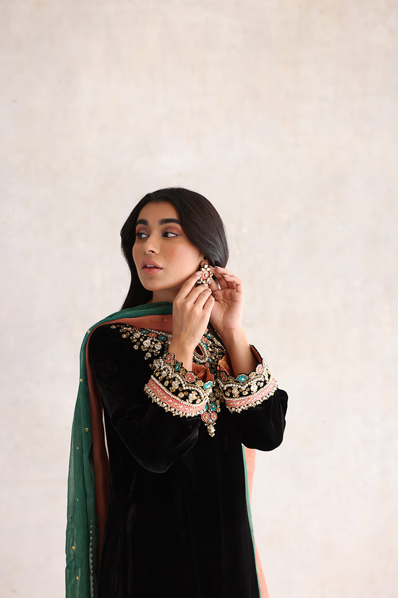 Sana Abbas | Velvet Formals | NURGUL - Ladies Clothes - Maria Faisal