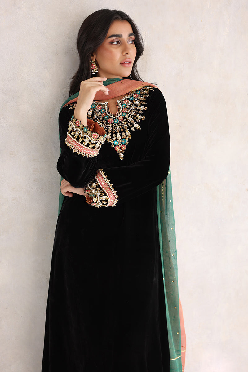 Sana Abbas | Velvet Formals | NURGUL - Ladies Clothes - Maria Faisal