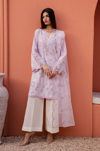 Batik | Festive Eid 26 | Jheel - Luxury Dress - available at Maria Faisal in UK and USA.