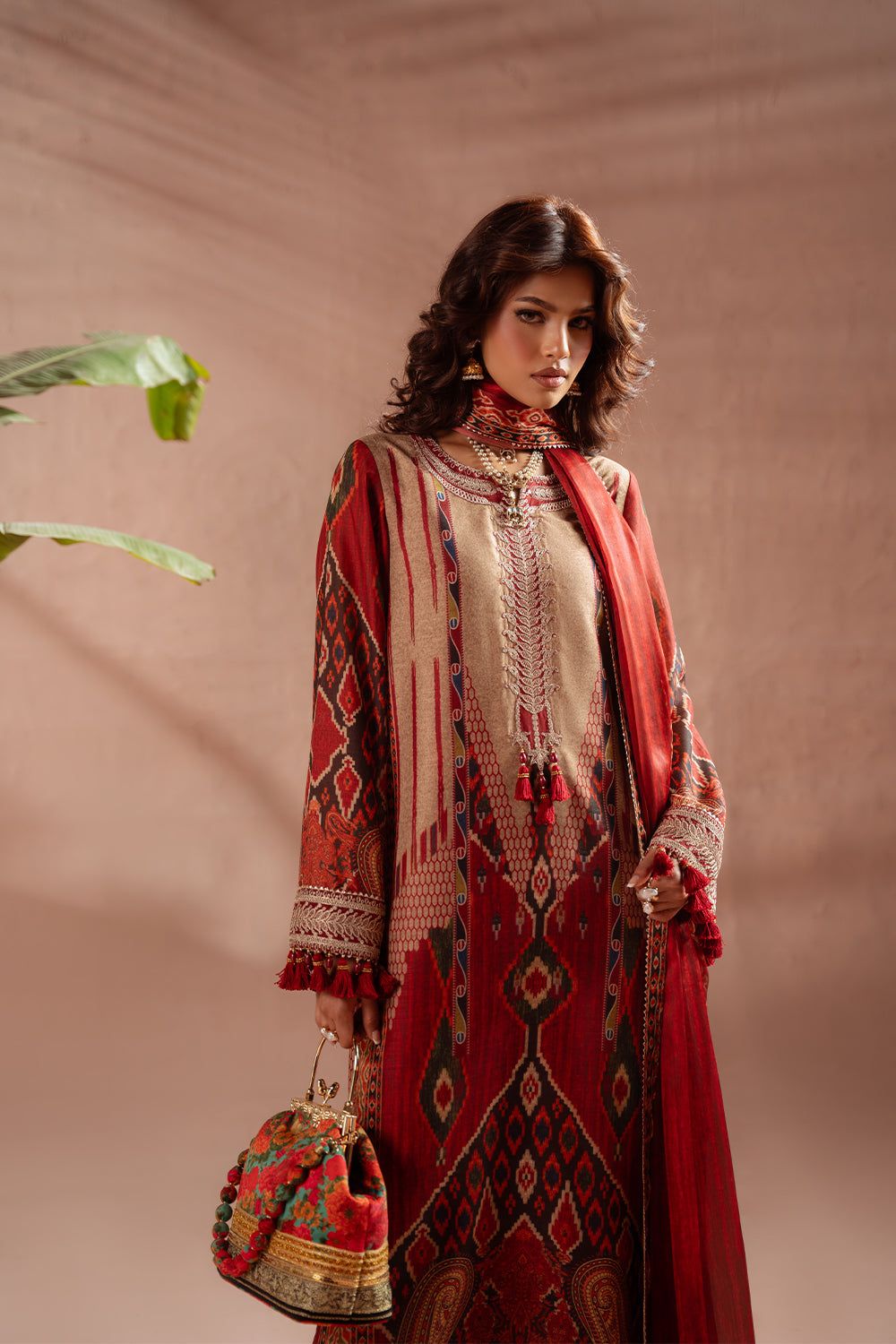 Saira Rizwan | Ramadan Edit 26 | KYRA- SRRSP-26-01 - Dress - available at Maria Faisal in UK and USA.