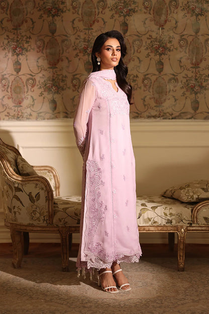 Azure | Ensembles | Orchid Whisper - Casual Dress - available at Maria Faisal in UK and USA.