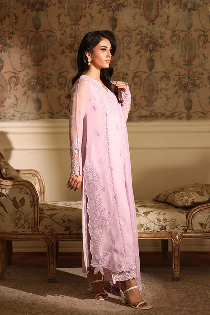 Azure | Ensembles | Orchid Whisper - Casual Dress - available at Maria Faisal in UK and USA.