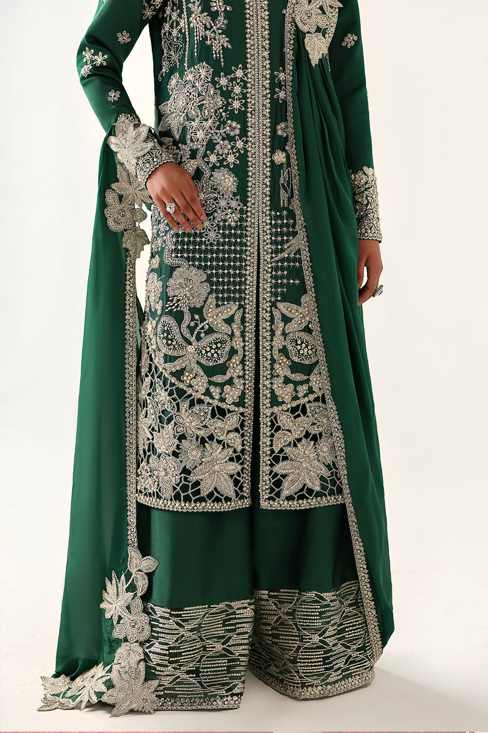 Saira Rizwan | Silk Luxe 26 | ARIN- SRLSP-26-05 - Dress - available at Maria Faisal in UK and USA.