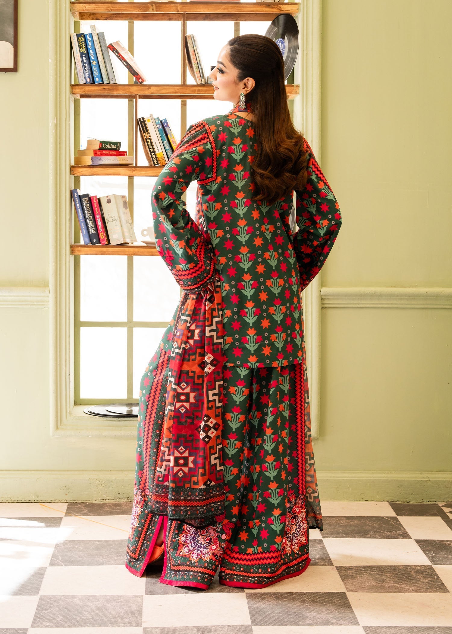 Maria Osama Khan | Retro 26 | Bloom - Luxury Dress - available at Maria Faisal in UK and USA.