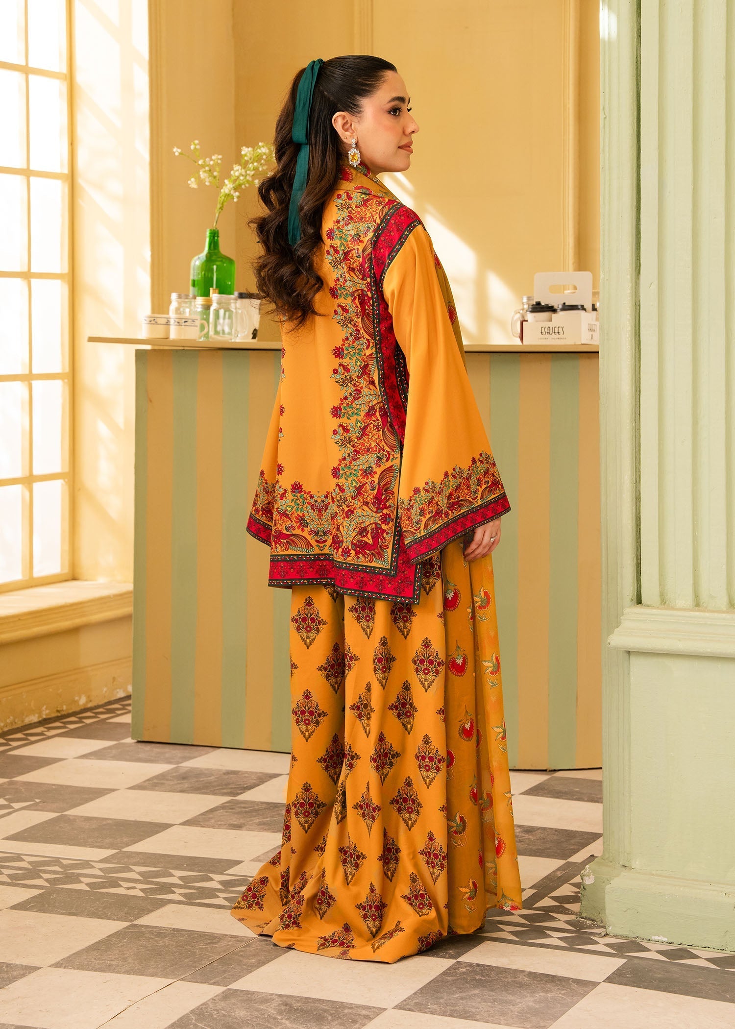 Maria Osama Khan | Retro 26 |  Eden - Luxury Dress - available at Maria Faisal in UK and USA.