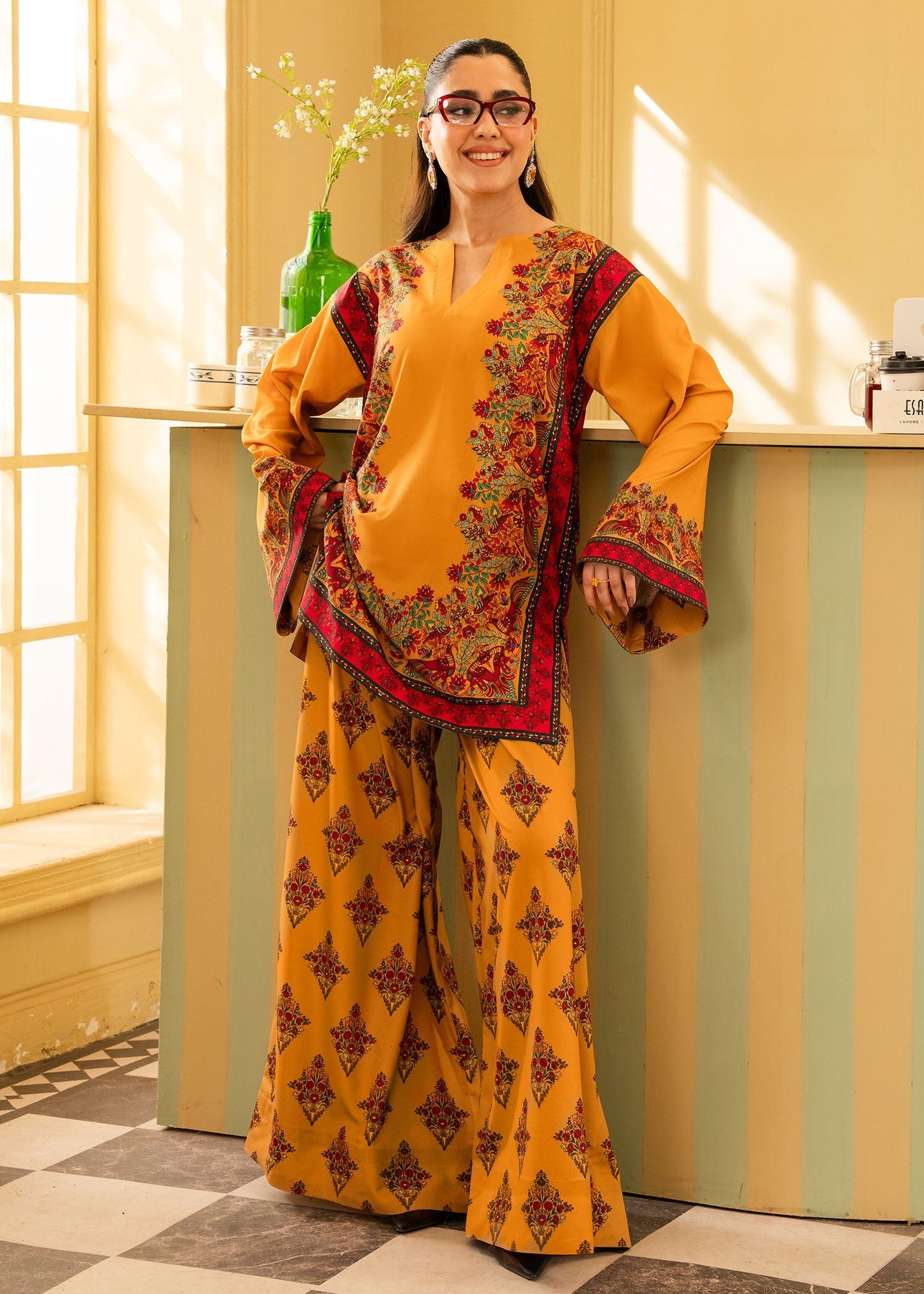 Maria Osama Khan | Retro 26 |  Eden - Luxury Dress - available at Maria Faisal in UK and USA.