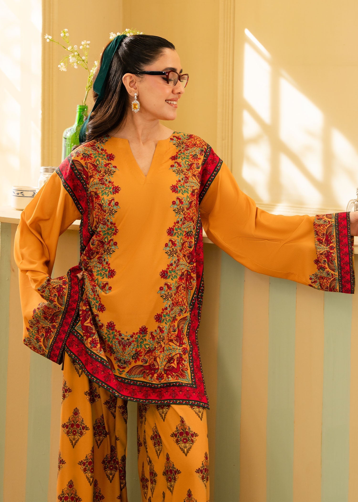 Maria Osama Khan | Retro 26 |  Eden - Luxury Dress - available at Maria Faisal in UK and USA.